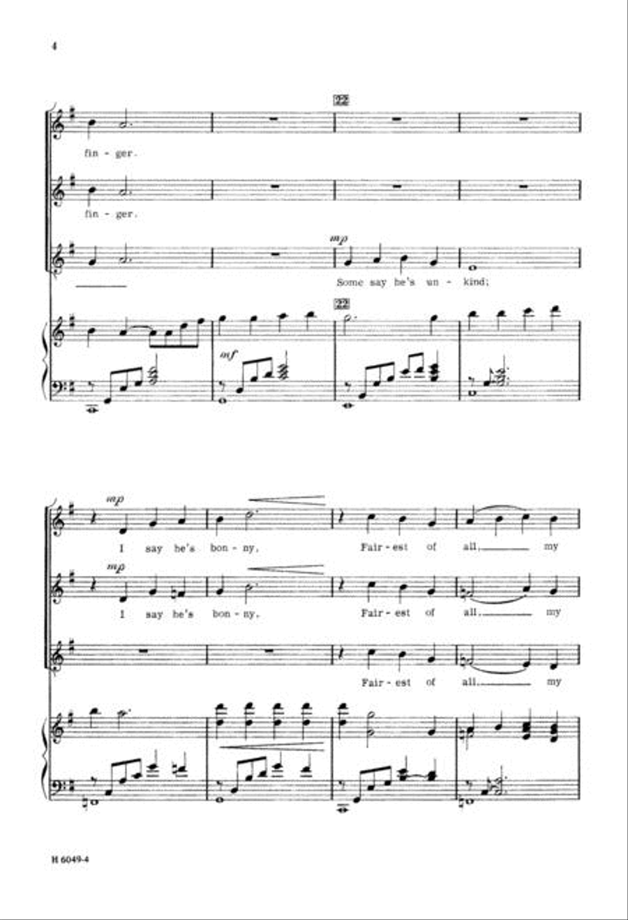 I Know Where I'm Goin' SSA scores gallery preview page 4