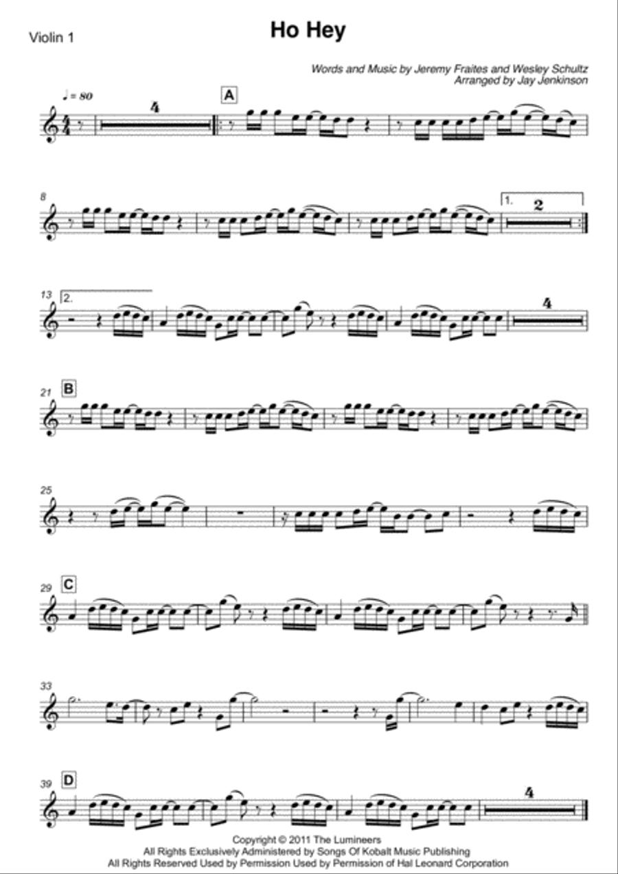 Ho Hey String Quartet scores gallery preview page 2