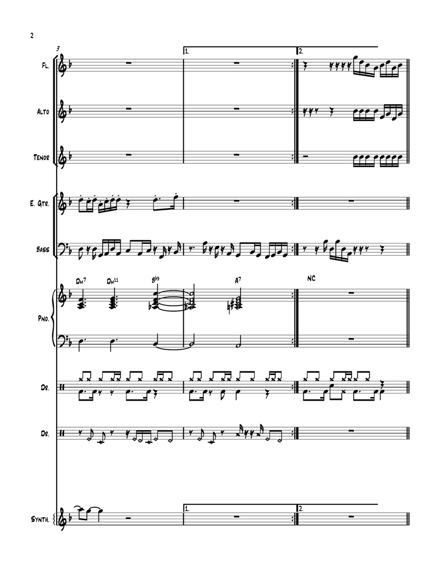 Joy of Being Jazz Ensemble scores gallery preview page 2