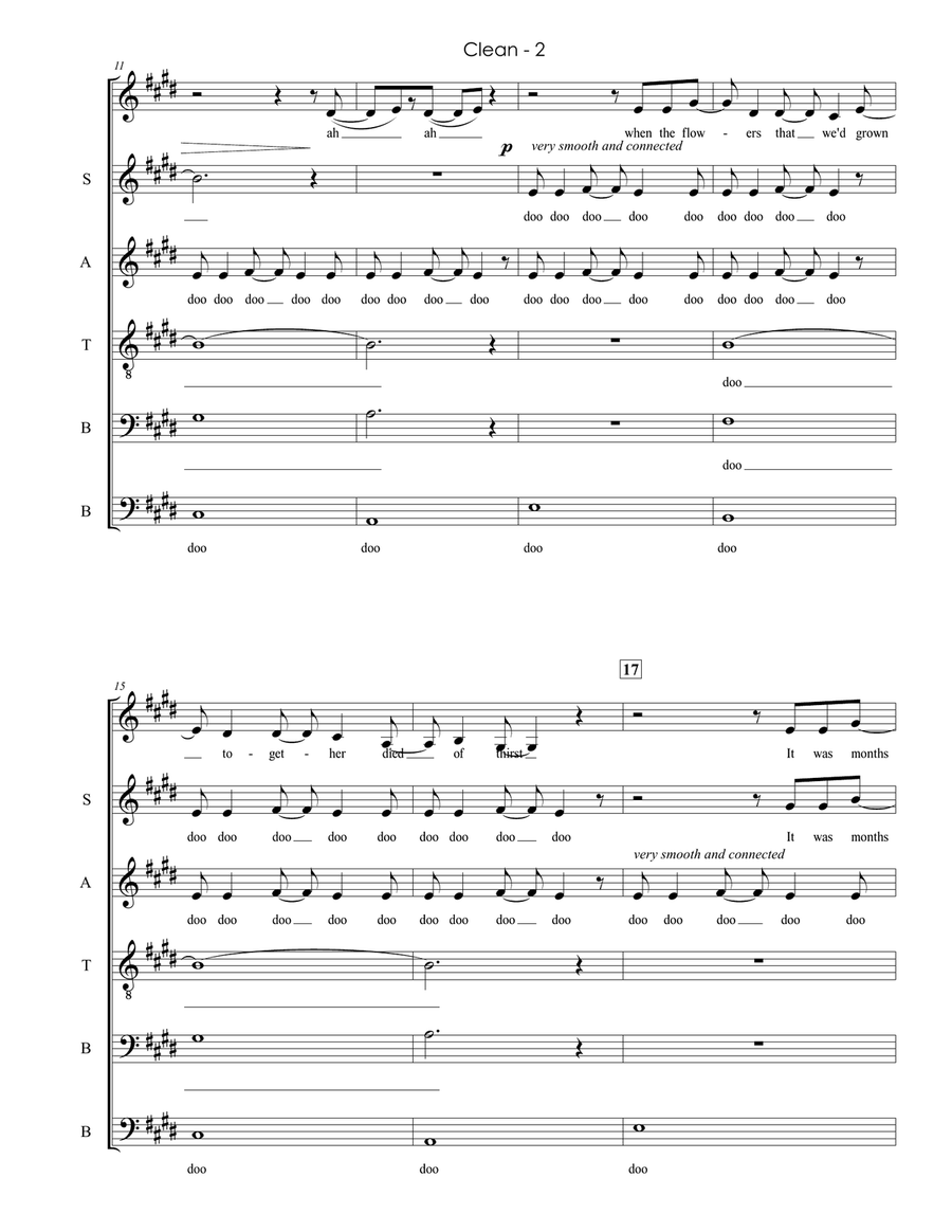 Clean 4-Part scores gallery preview page 2
