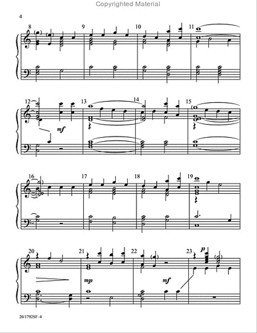 Lord, I Want to Be a Christian 3-Octaves scores gallery preview page 3