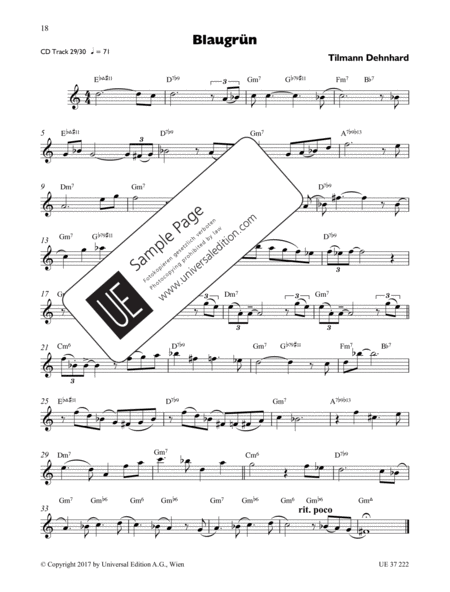 Easy Jazz Studies Alto Recorder - Sheet Music