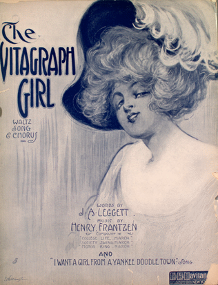 The Vitagraph Girl. Waltz Song & Chorus