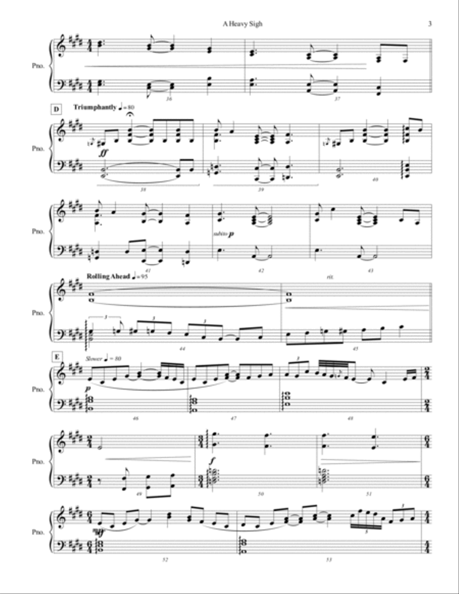 A Heavy Sigh A Heavy Sigh Piano Solo scores gallery preview page 3