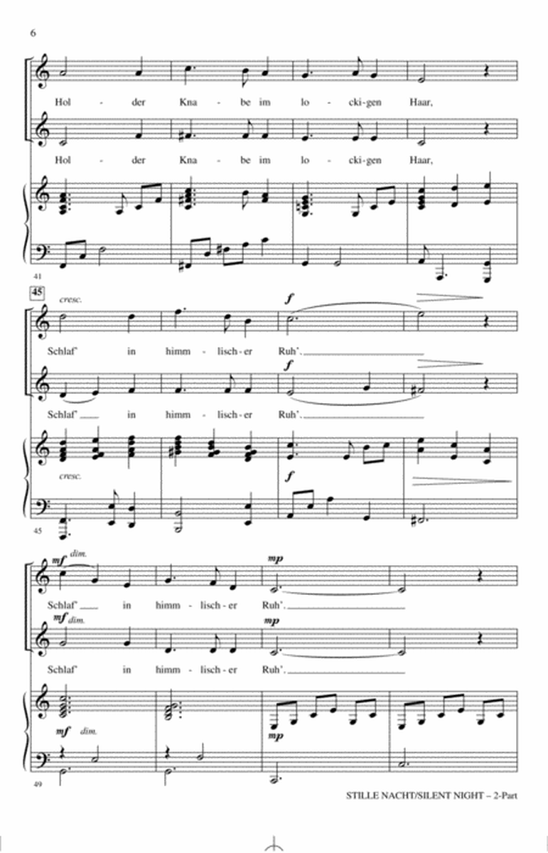 Stille Nacht/Silent Night (With American Sign Language) (arr. Greg Gilpin)