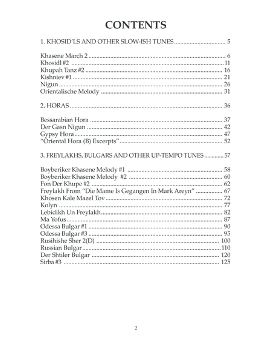 Easy Klezmer Tunes Violin Solo scores gallery preview page 4