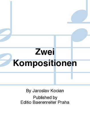 Book cover for Zwei Kompositionen für Violine und Klavier