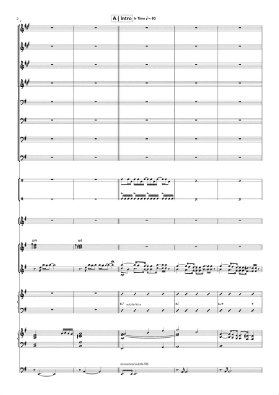 Fragile Jazz Ensemble scores gallery preview page 2