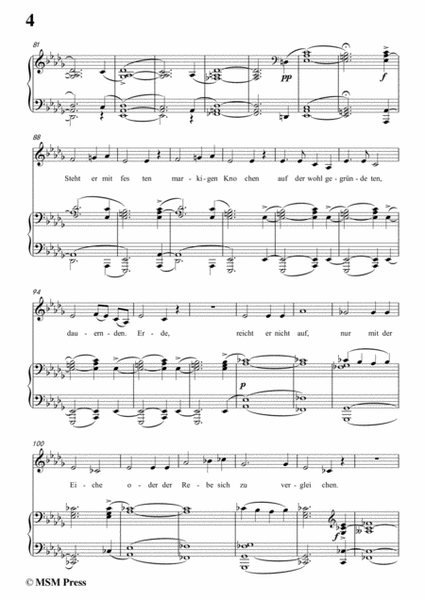 Schubert-Grenzen der Menschheit,in D flat Major,for Voice&Piano image number null