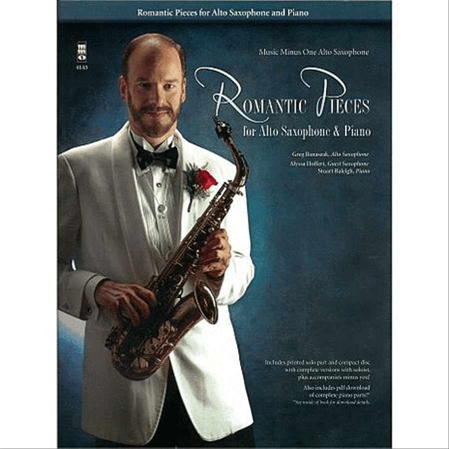 Romantic Pieces for Alto Saxophone & Piano Alto Saxophone scores gallery preview page 1