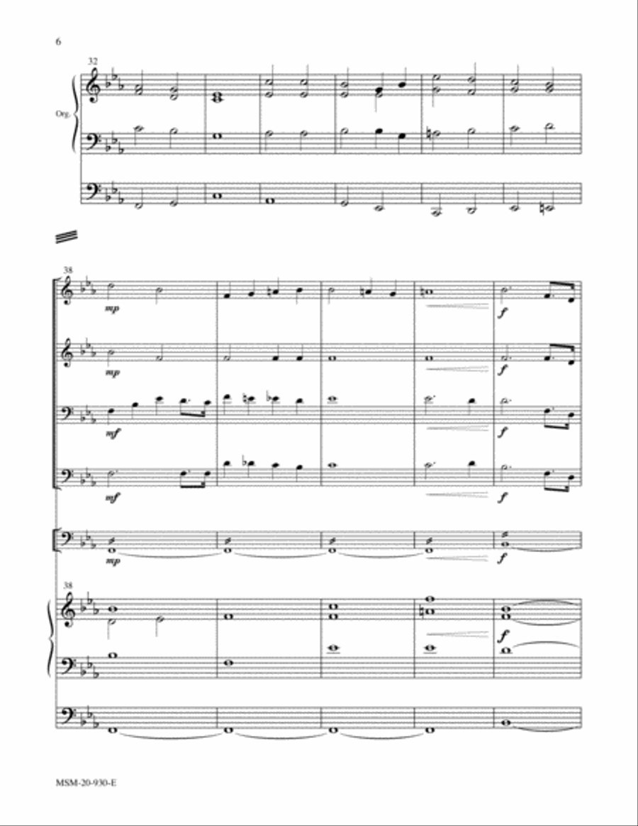Solemn Processional (from Solemn Entrance of the Knights of the Order of St. John) Organ scores gallery preview page 6