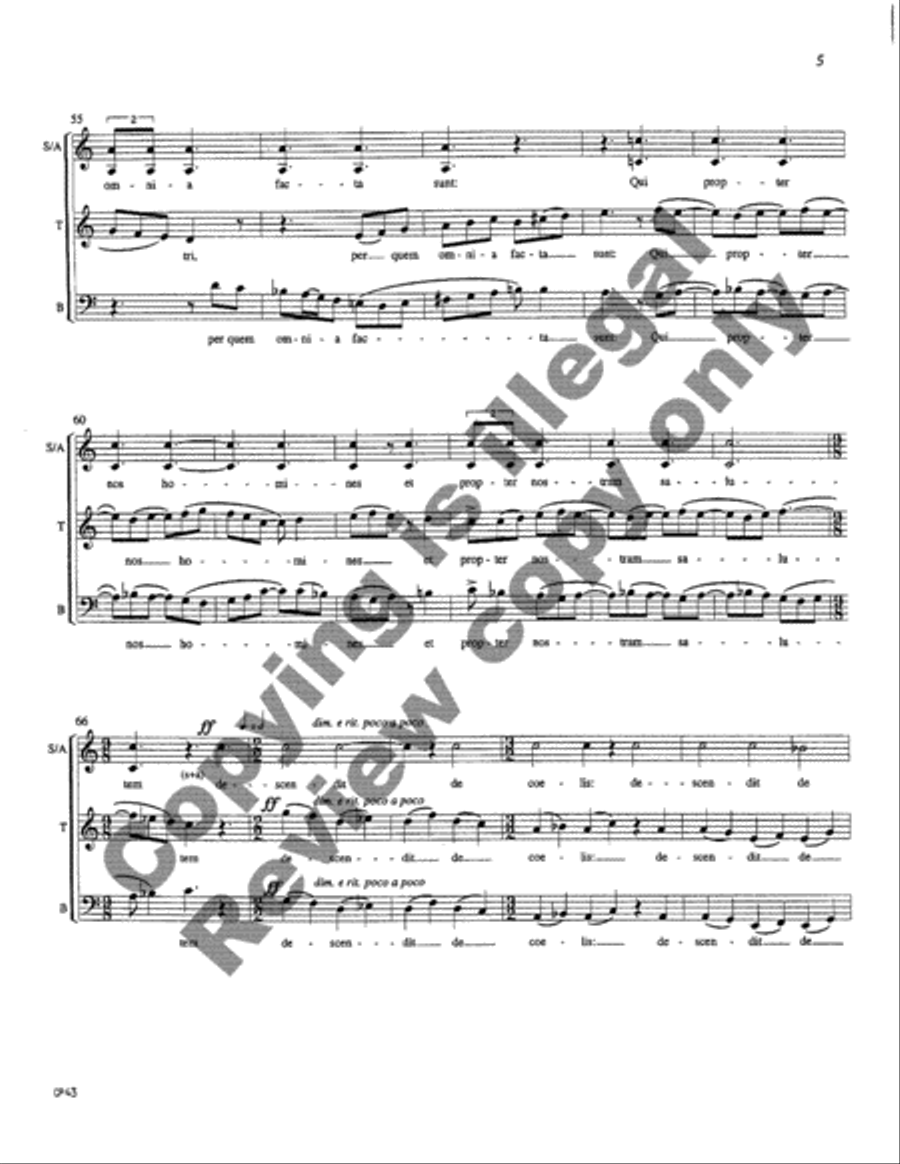 Credo Credo 4-Part scores gallery preview page 5