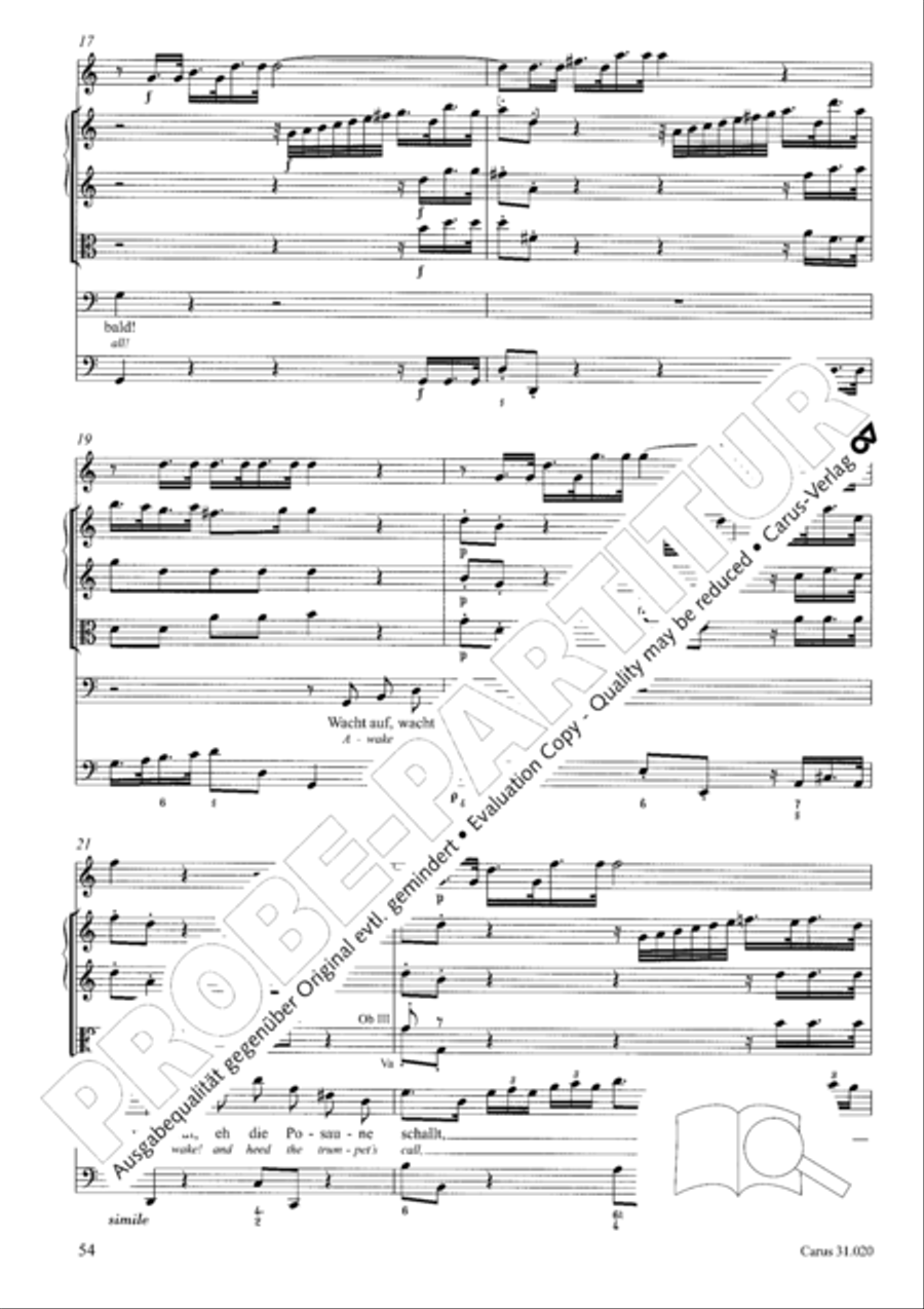 Eternity, thou thundrous word (O Ewigkeit, du Donnerwort) ATB scores gallery preview page 55