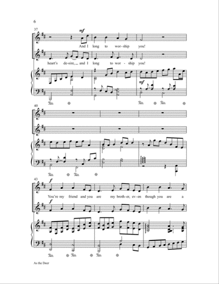 As the Deer 2-Part scores gallery preview page 6