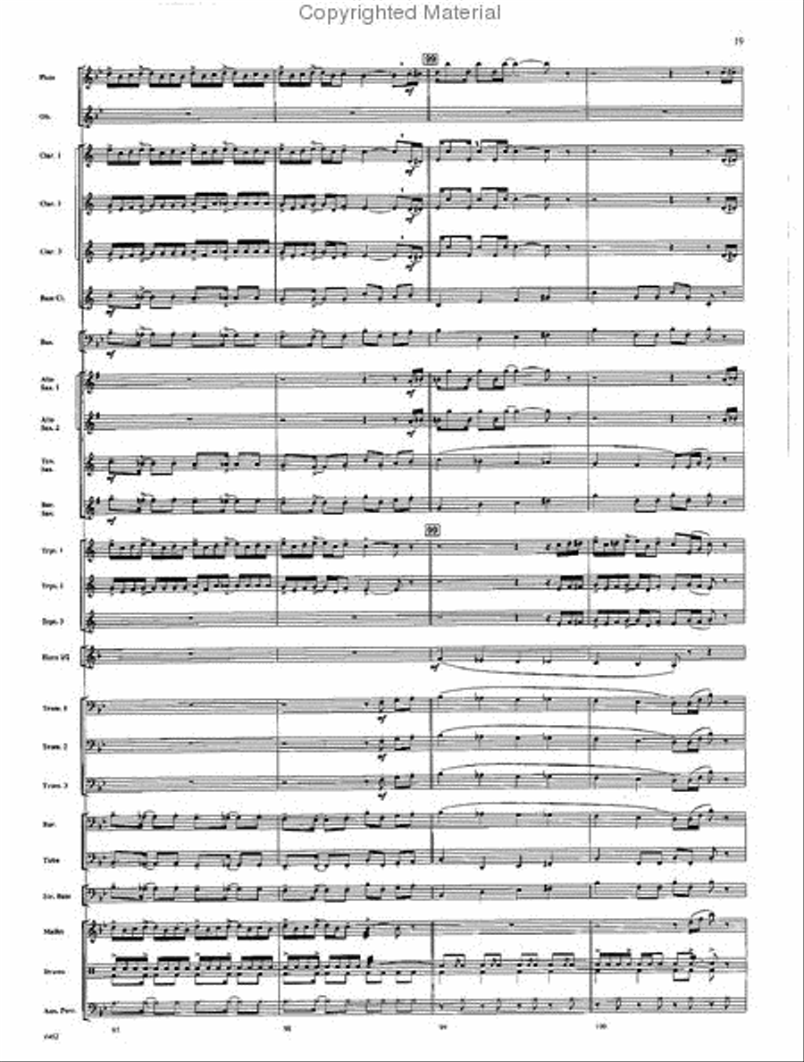 A Scott Joplin Retrospective Concert Band scores gallery preview page 18