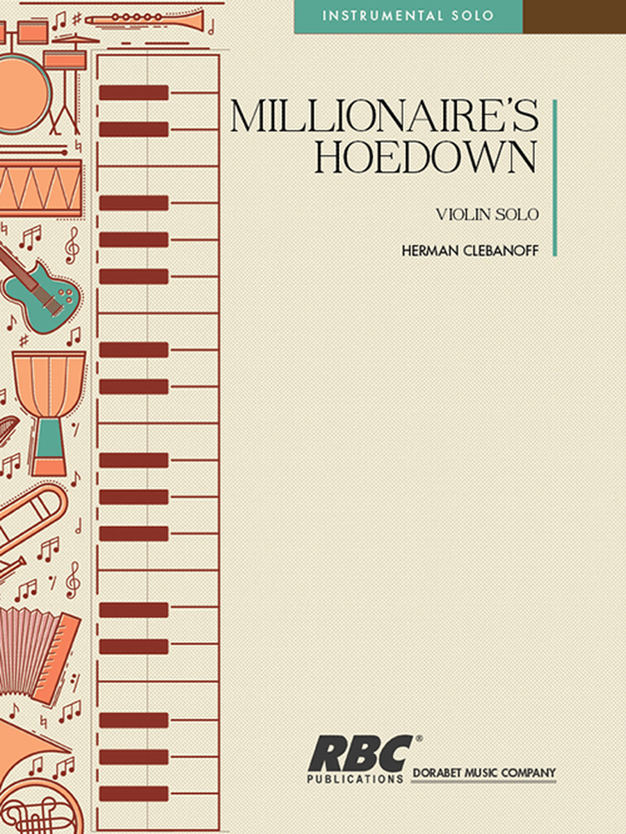 Millionaire's Hoedown Violin Solo Violin Solo scores gallery preview page 1