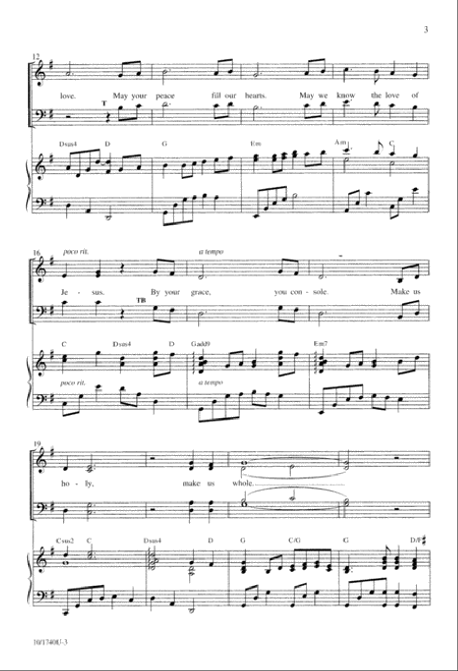 Make Us Holy, Make Us Whole 4-Part scores gallery preview page 3
