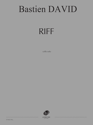 Book cover for Riff