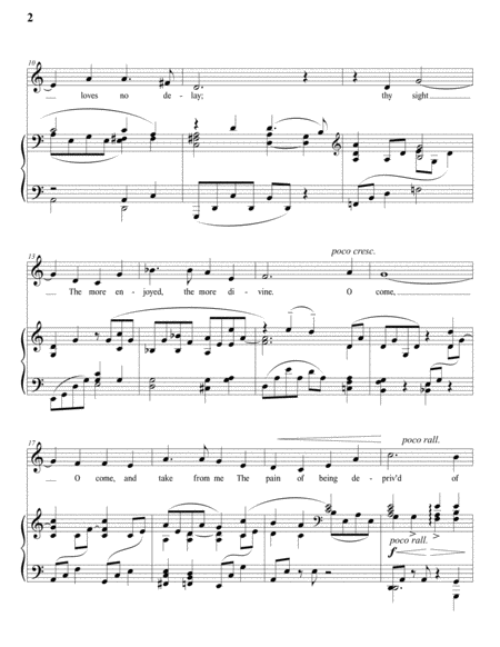 My life's delight, Op. 12 no. 2 (C major)