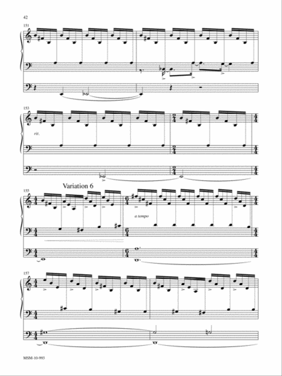 Marilyn Mason Music Library, Volume 4 Organ scores gallery preview page 11