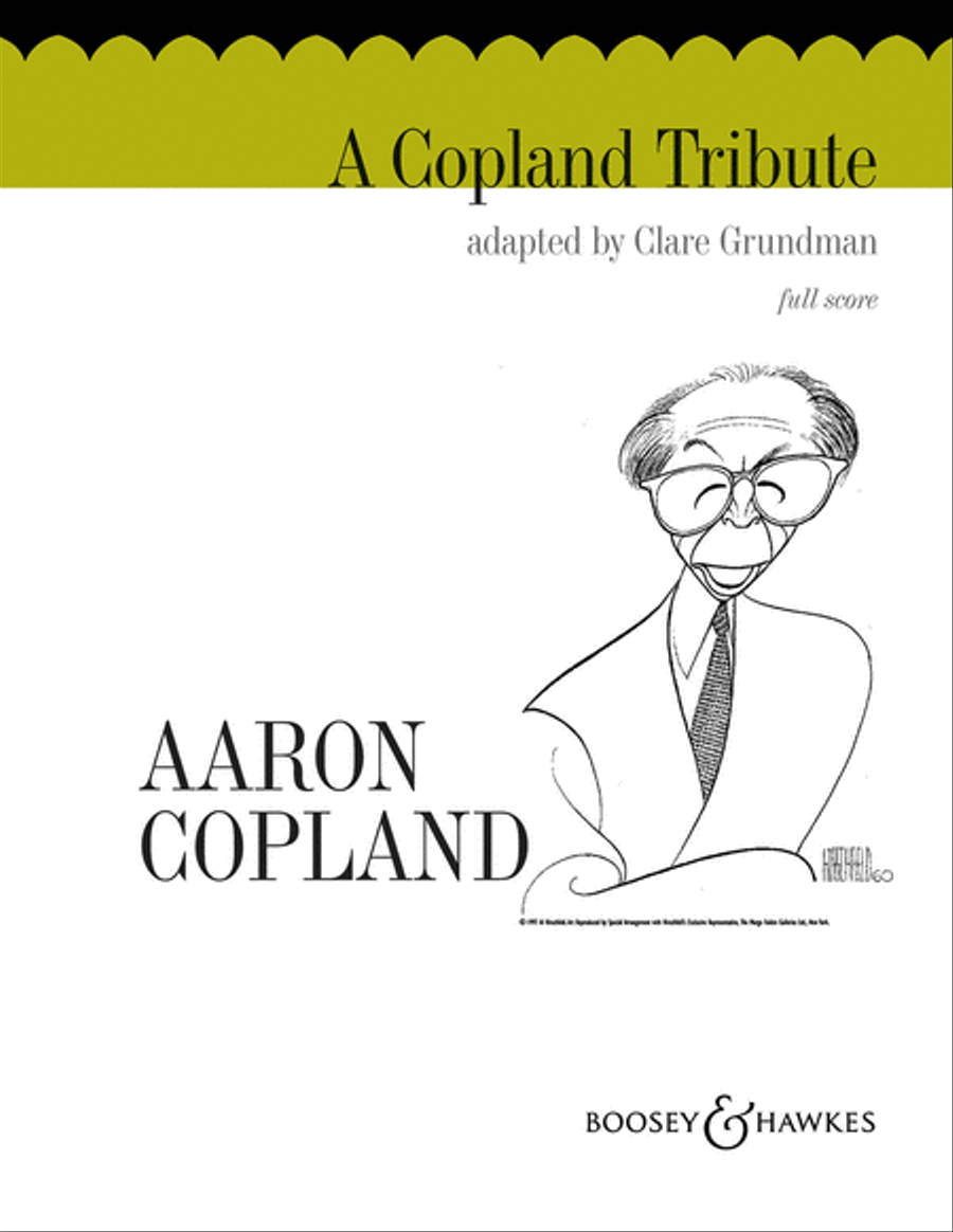 A Copland Tribute Concert Band scores gallery preview page 1