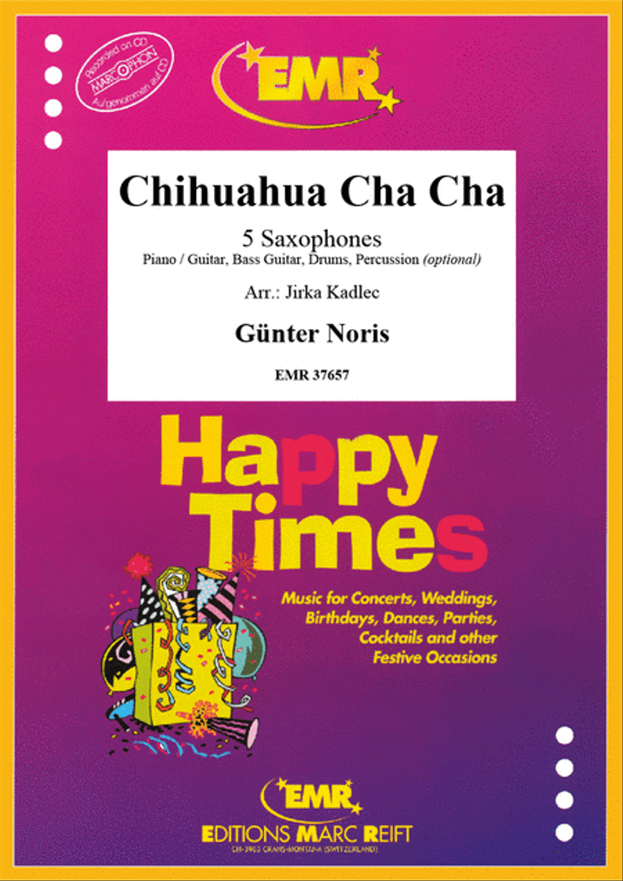 Chihuahua Cha Cha Saxophone Quintet scores gallery preview page 1