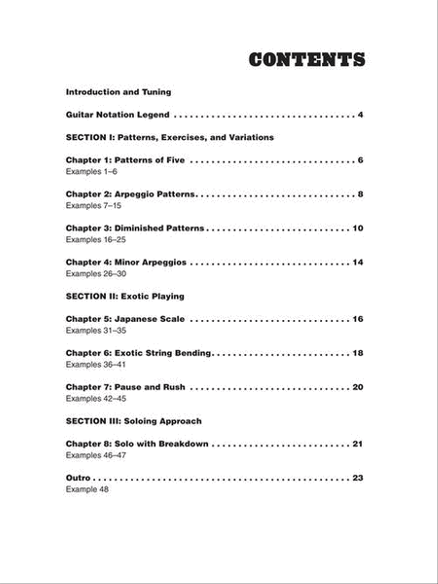 Marty Friedman – Exotic Metal Guitar Electric Guitar scores gallery preview page 4