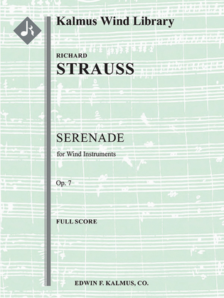 Book cover for Serenade, Op. 7