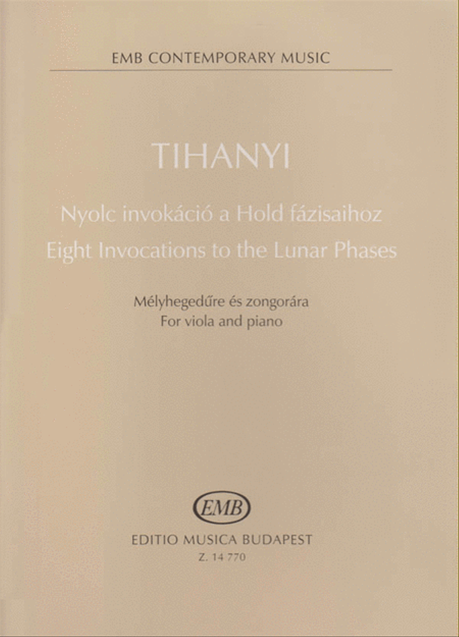 Eight Invocations to the Lunar Phases Piano Accompaniment scores gallery preview page 1