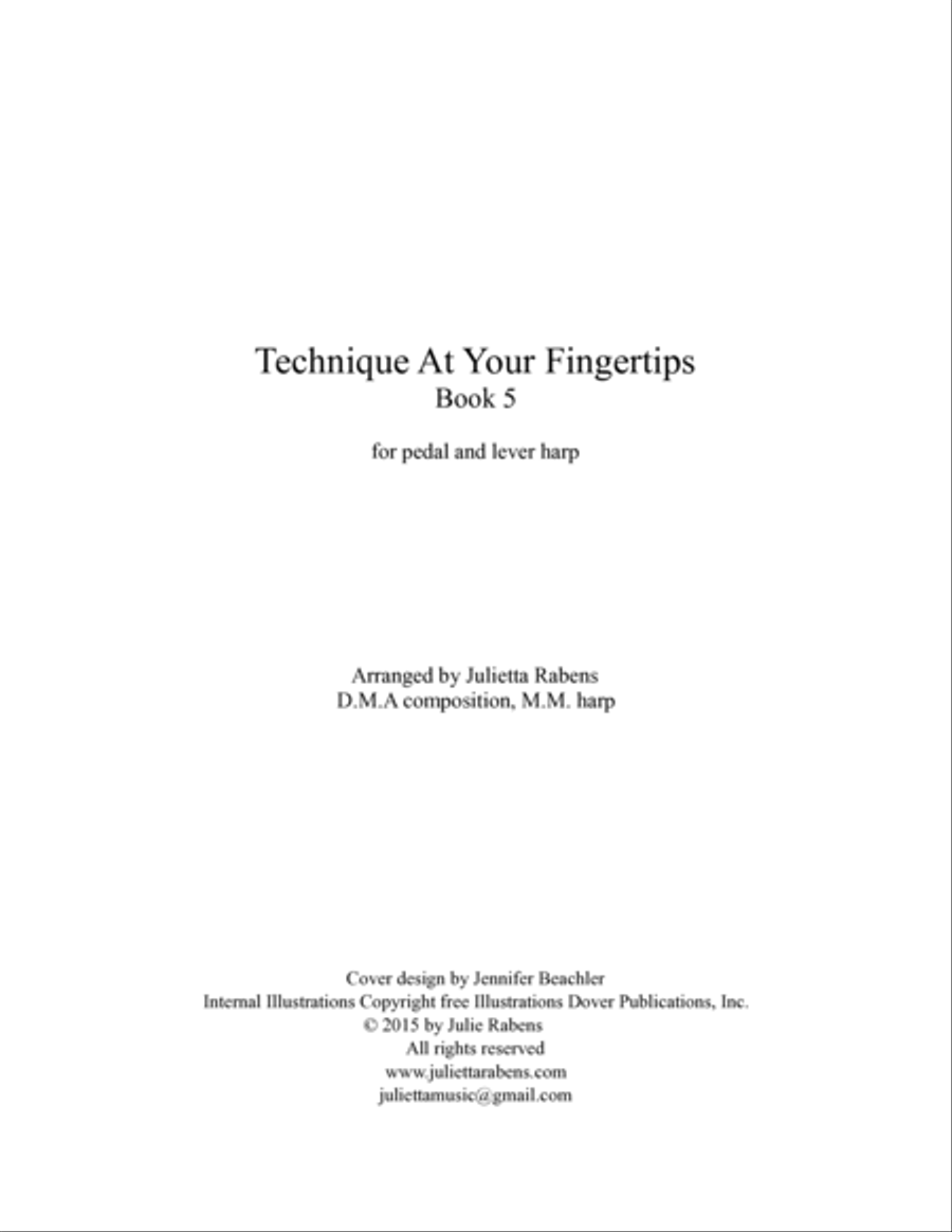 Technique at Your Fingertips for Harp Book 5 Harp scores gallery preview page 2