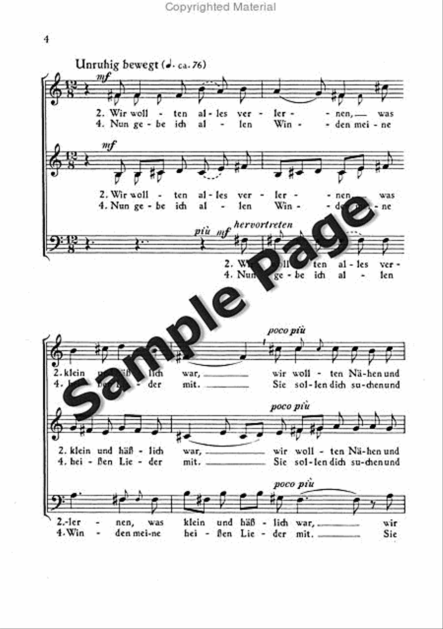 Schubert H Prinz 3-Part scores gallery preview page 4