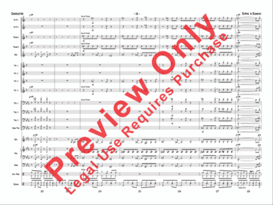 Rippin' 'n Runnin' Jazz Ensemble scores gallery preview page 17