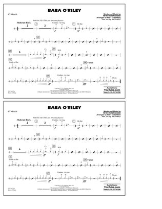 Baba O'Riley (arr. Matt Conaway) - Cymbals