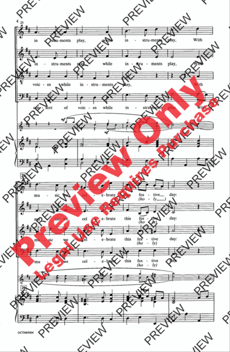 In a Consort of Voices 4-Part scores gallery preview page 4