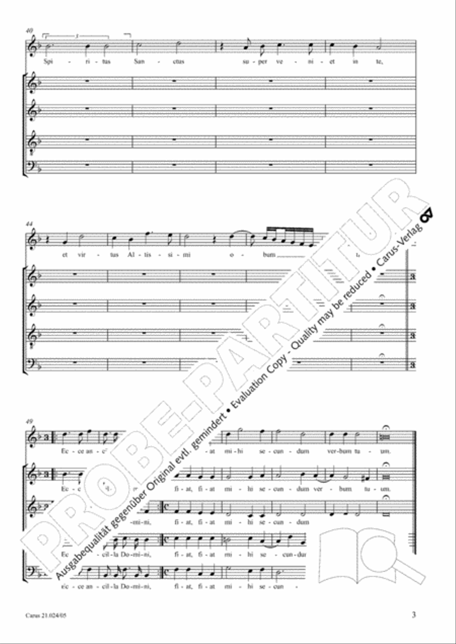 Four Christmas motets (Vier Motetten fur die Weihnachtszeit) Choir scores gallery preview page 4