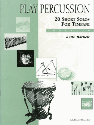 Book cover for 20 Short Solos for Timpani