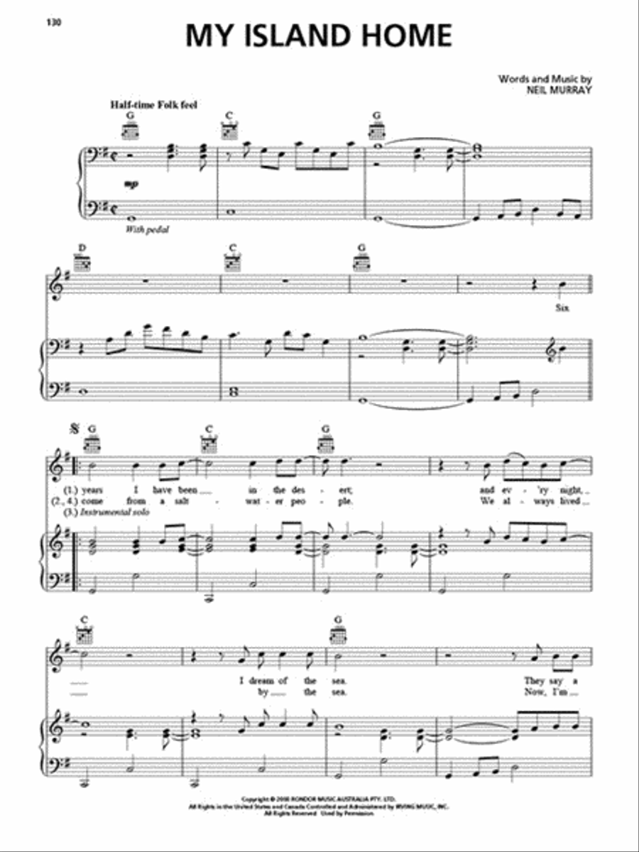 The Most Requested Island Songs Piano, Vocal, Guitar scores gallery preview page 4