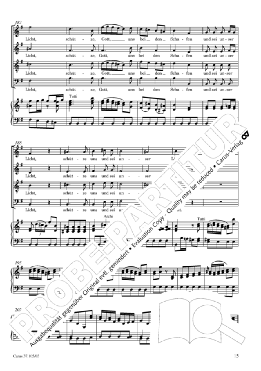 Die Freude der Hirten uber die Geburt Jesu 4-Part scores gallery preview page 16
