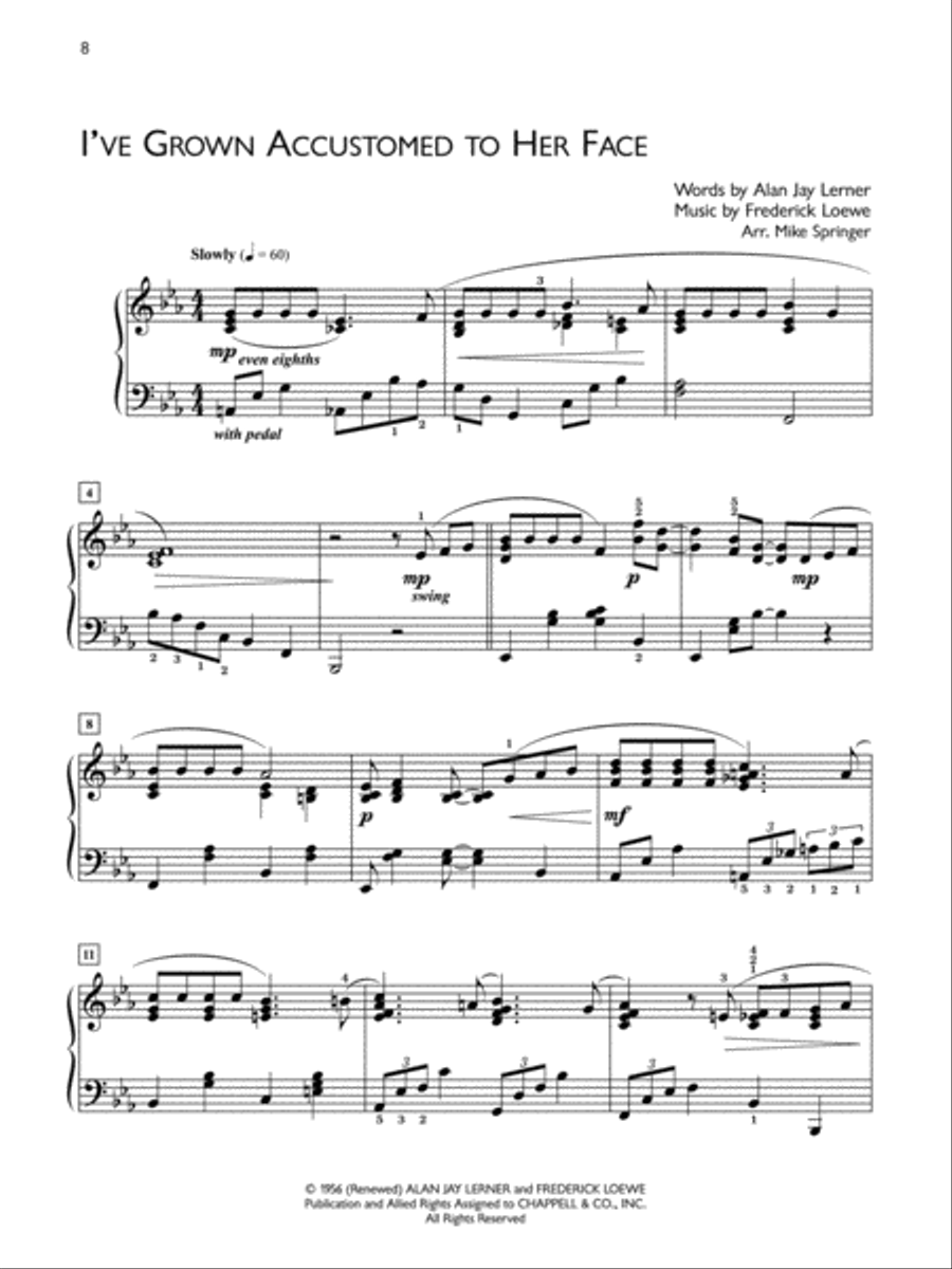 Popular Performer -- 1960s and 1970s Love Songs Piano Solo scores gallery preview page 2