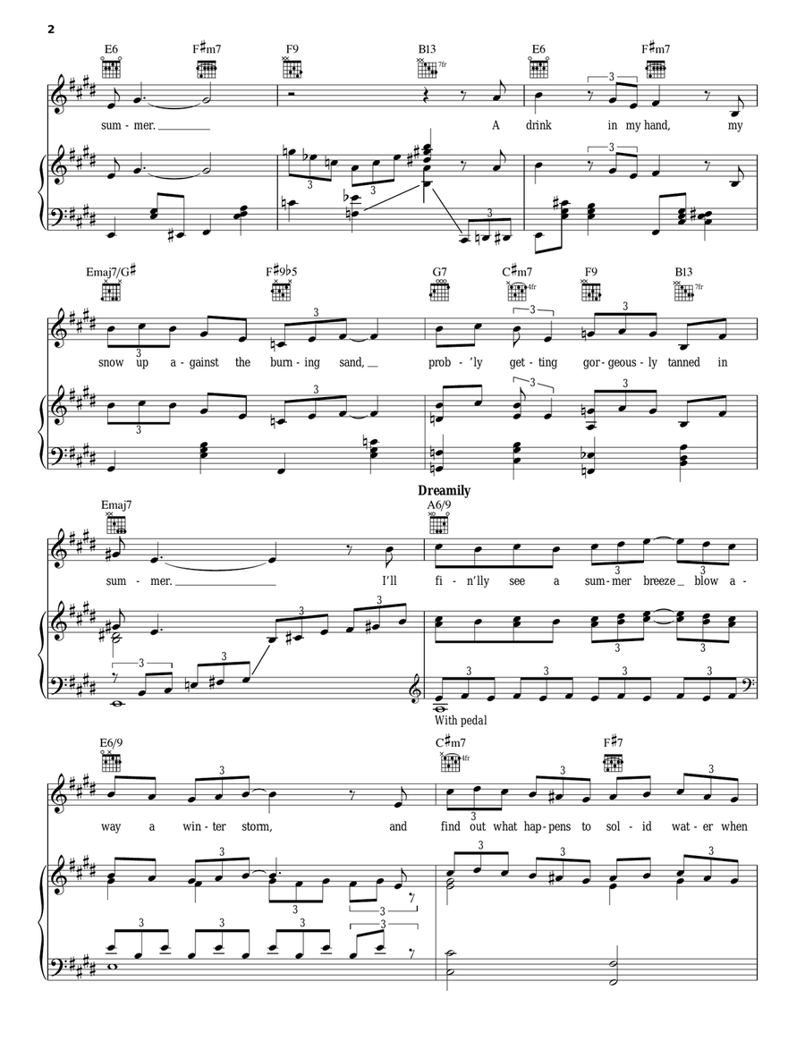 In Summer (from Frozen) Guitar scores gallery preview page 2