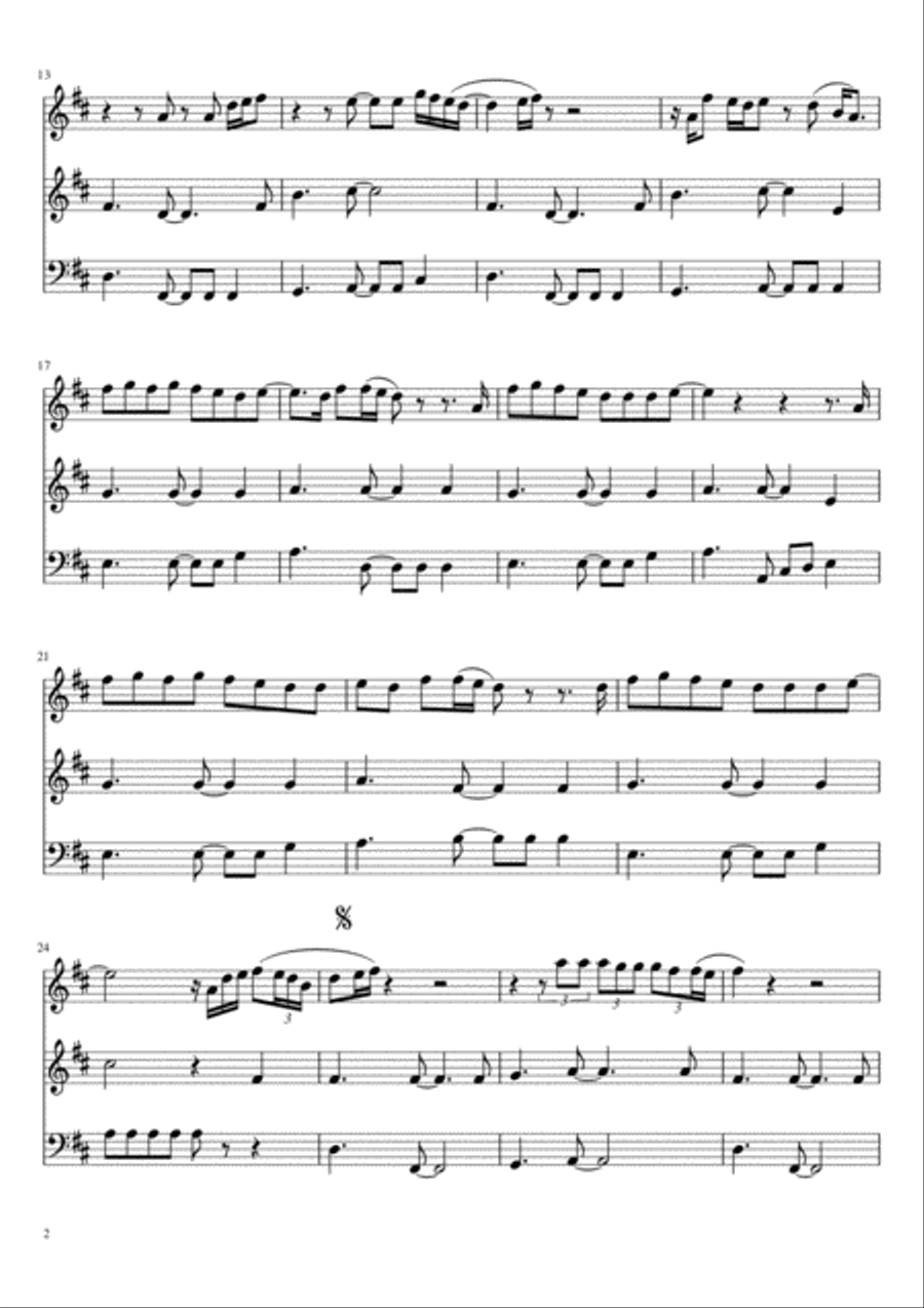 Thinking Out Loud Thinking Out Loud String Duet scores gallery preview page 2