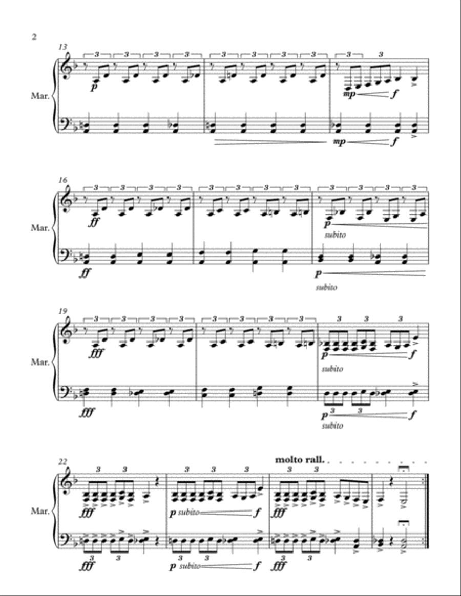 Conquest Marimba scores gallery preview page 2