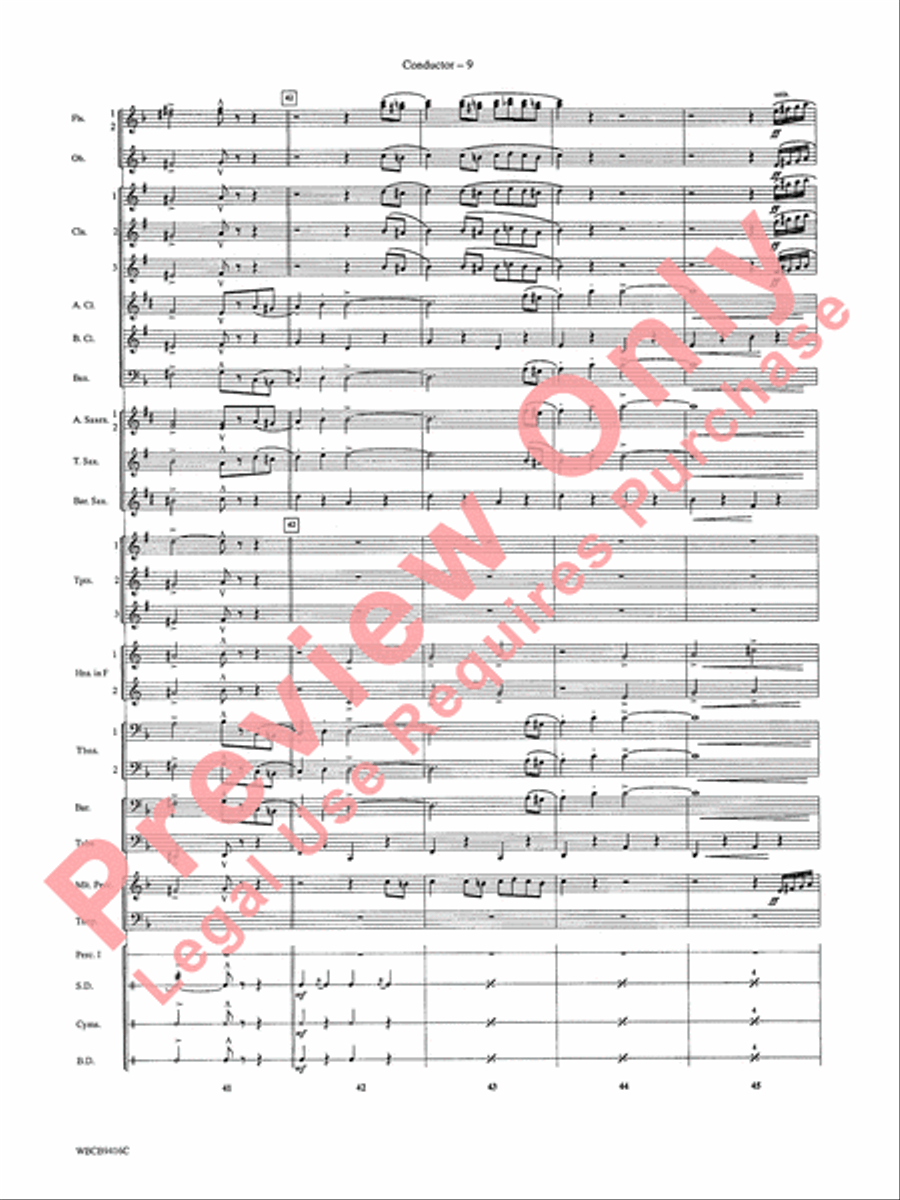 Strike Up the Band Concert Band scores gallery preview page 11