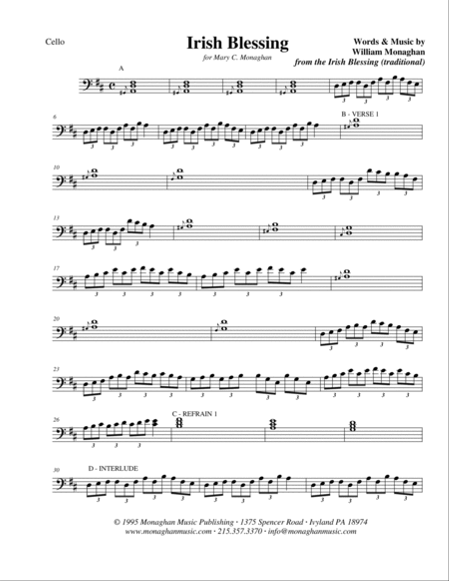 Irish Blessing Choir scores gallery preview page 6
