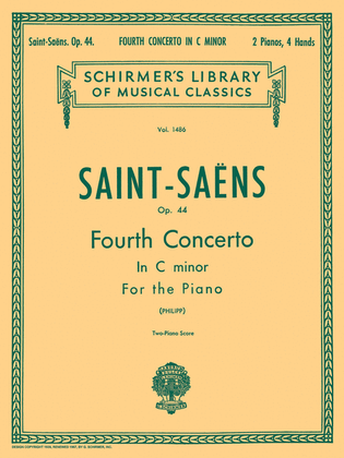 Book cover for Concerto No. 4 in C Minor, Op. 44