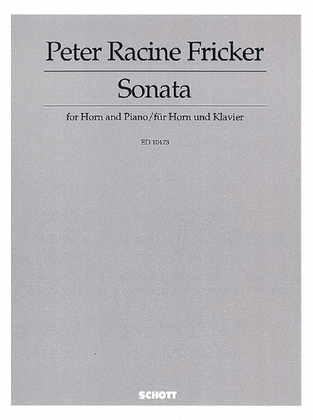 Book cover for Horn Sonata Op. 24