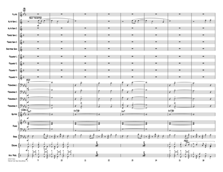 Never Can Say Goodbye - Conductor Score (Full Score)