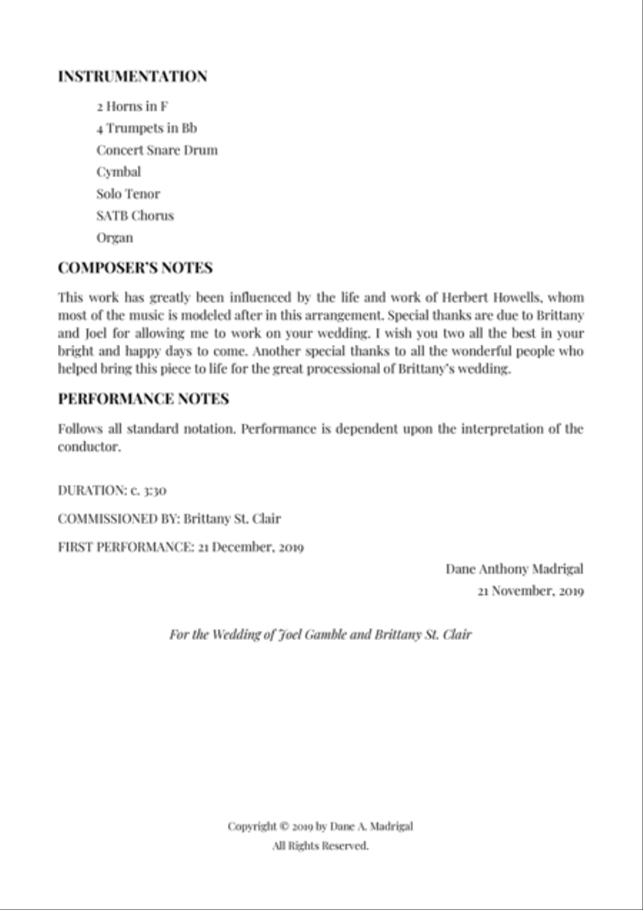 All My Hope on God Is Founded (Full Score & Parts) 4-Part scores gallery preview page 2