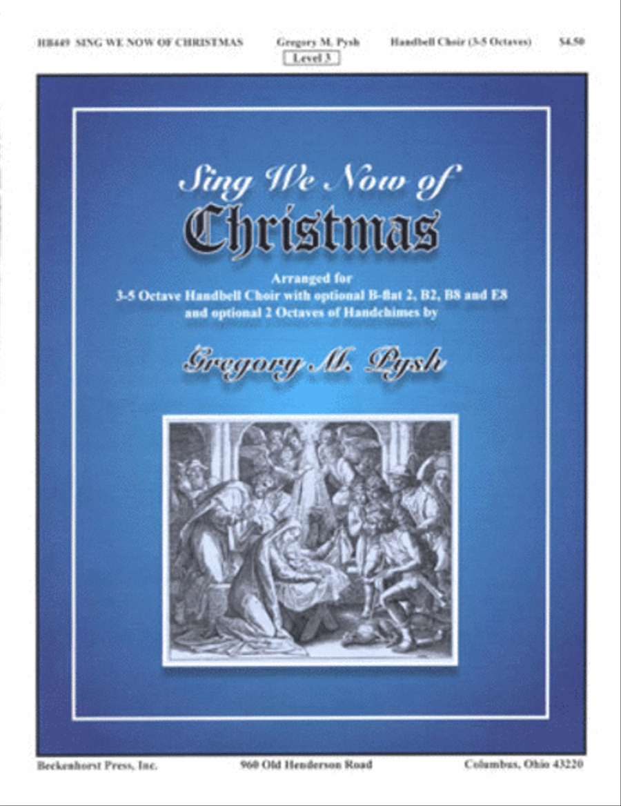 Sing We Now of Christmas - Pysh 5-Octaves scores gallery preview page 1