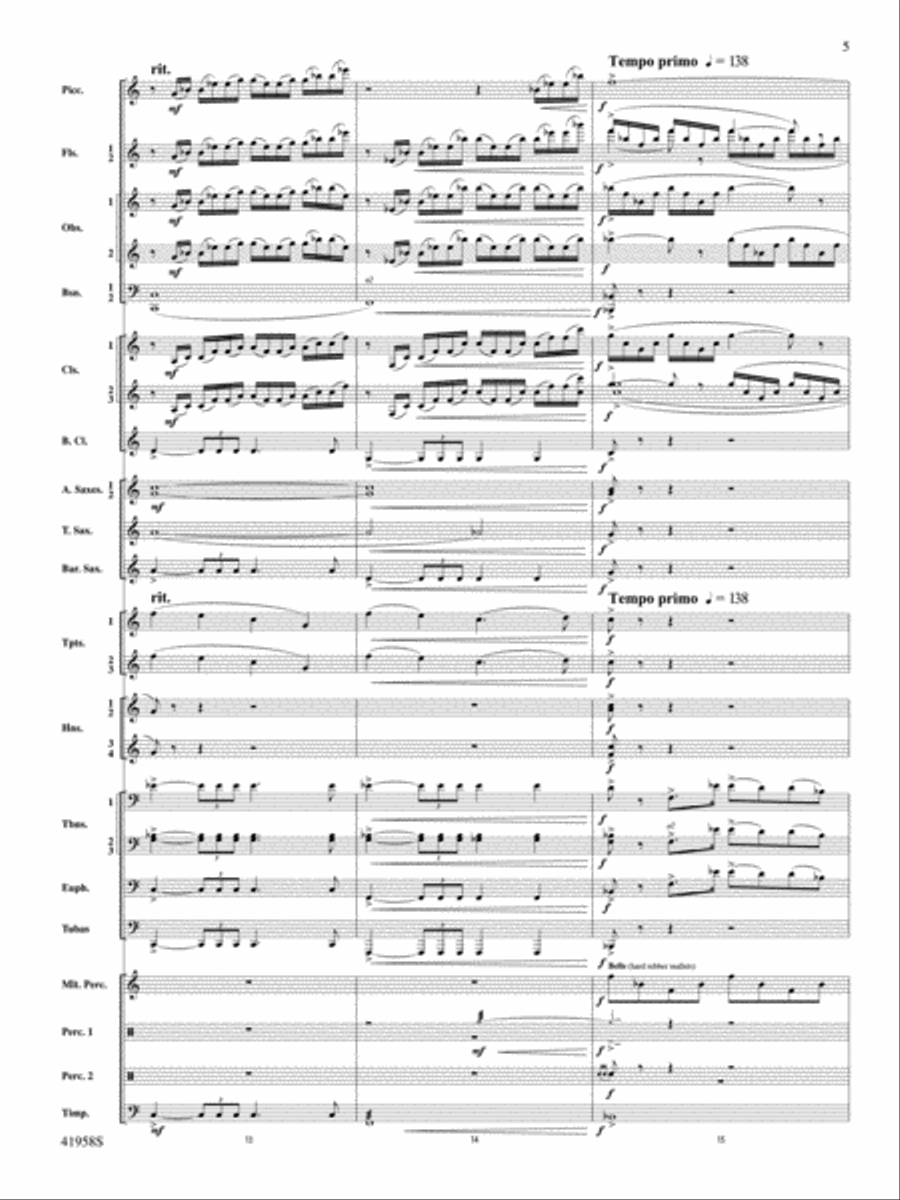 God's Country: Score Concert Band scores gallery preview page 5